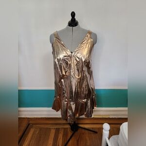 Rose Gold Party Mini dress